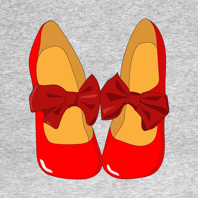 Red Shoes Pair by ludar